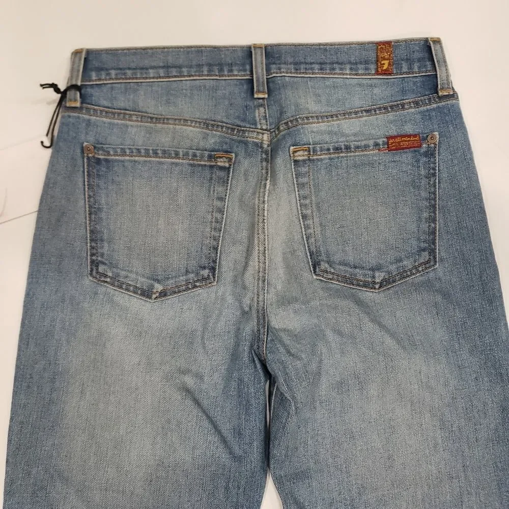 7FAM Edie Black Rhinestone Satellite Sky Jeans - Picture 9 of 17